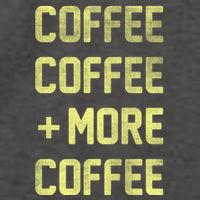 Coffee Coffee and More Coffee Vector Backpack