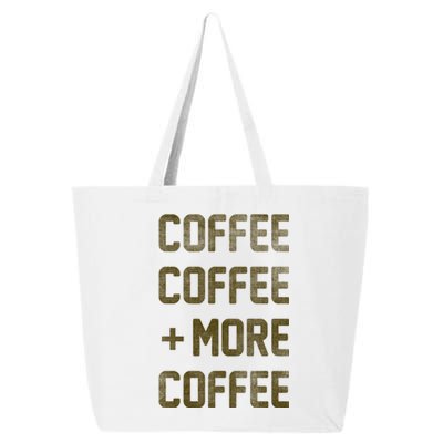 Coffee Coffee and More Coffee 25L Jumbo Tote