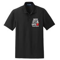 Coffee Doesn't Ask Silly Questions Coffee Understands Dry Zone Grid Polo