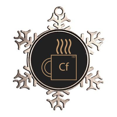 Coffee Element CF Metallic Star Ornament