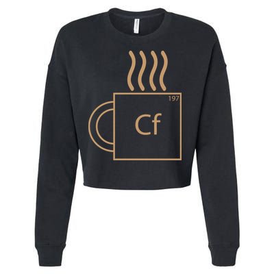 Coffee Element CF Cropped Pullover Crew