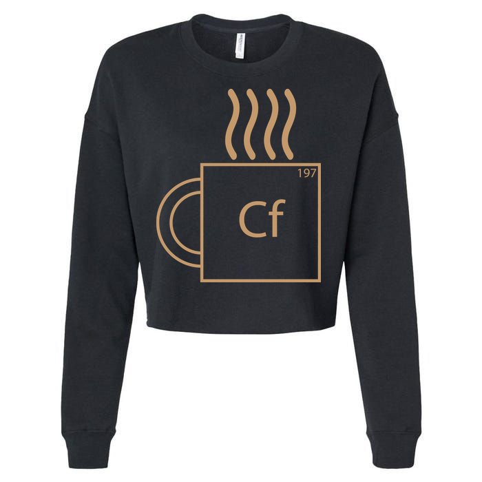 Coffee Element CF Cropped Pullover Crew