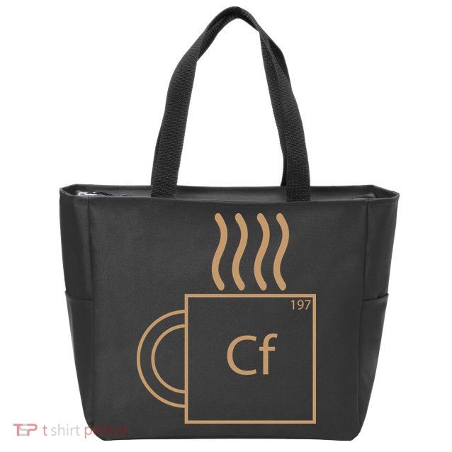 Coffee Element CF Zip Tote Bag