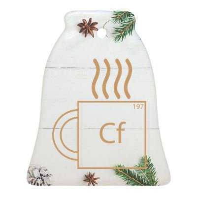 Coffee Element CF Ceramic Bell Ornament