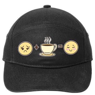 Coffee Emoji 7-Panel Snapback Hat