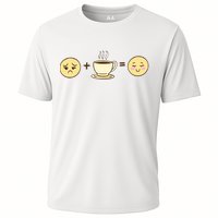 Coffee Emoji Cooling Performance Crew T-Shirt