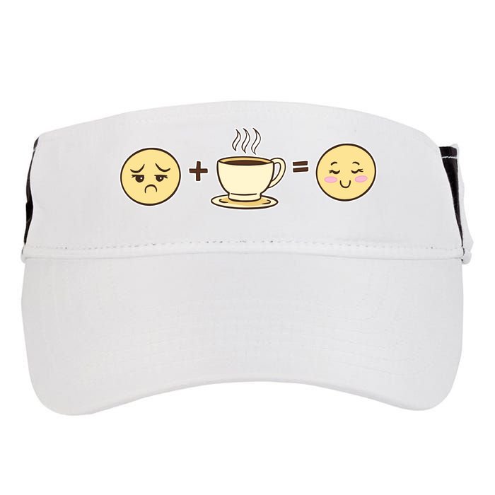 Coffee Emoji Adult Drive Performance Visor