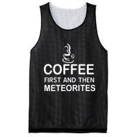 Coffee First And Then Meteorites Mesh Reversible Basketball Jersey Tank