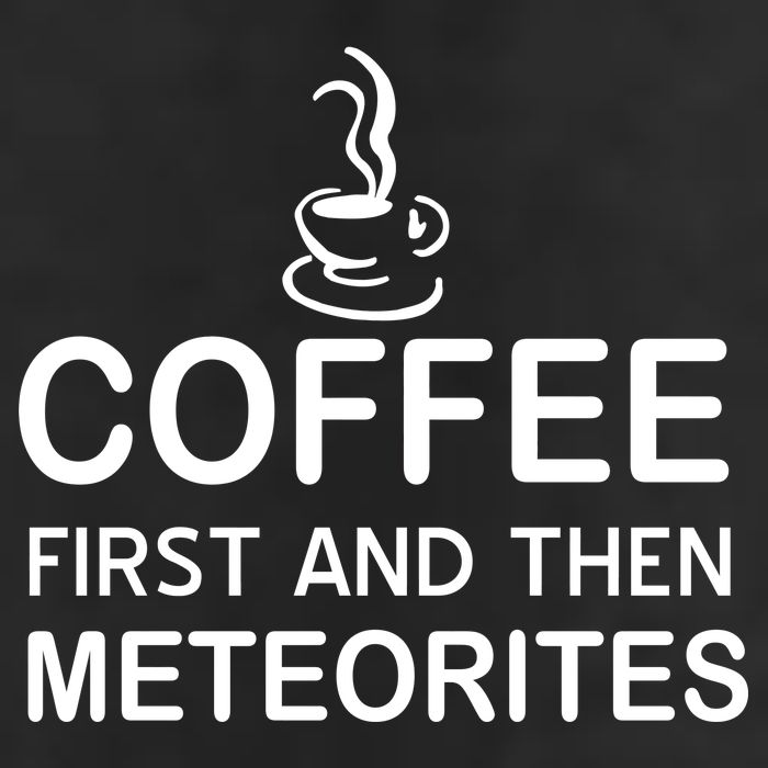 Coffee First And Then Meteorites Golf Towel