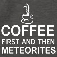 Coffee First And Then Meteorites Vector Backpack