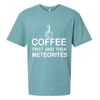 Coffee First And Then Meteorites Sueded Cloud Jersey T-Shirt