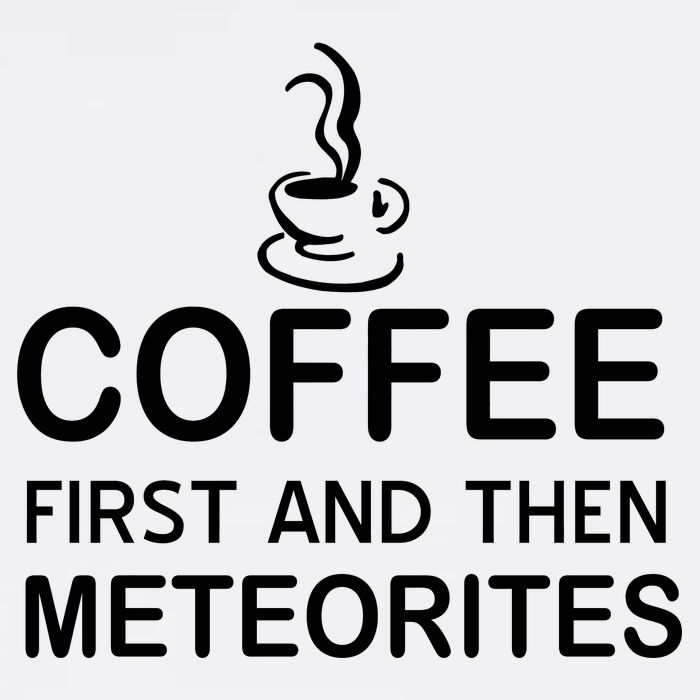Coffee First And Then Meteorites Garment-Dyed Sweatshirt