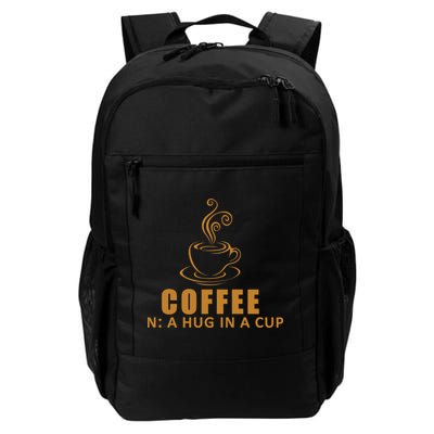 Coffee Hug In A Cup Funny Backpack