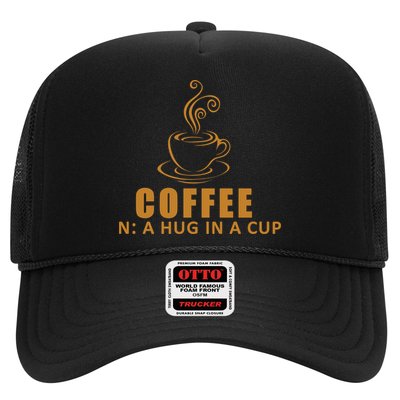 Coffee Hug In A Cup Funny Trucker Hat