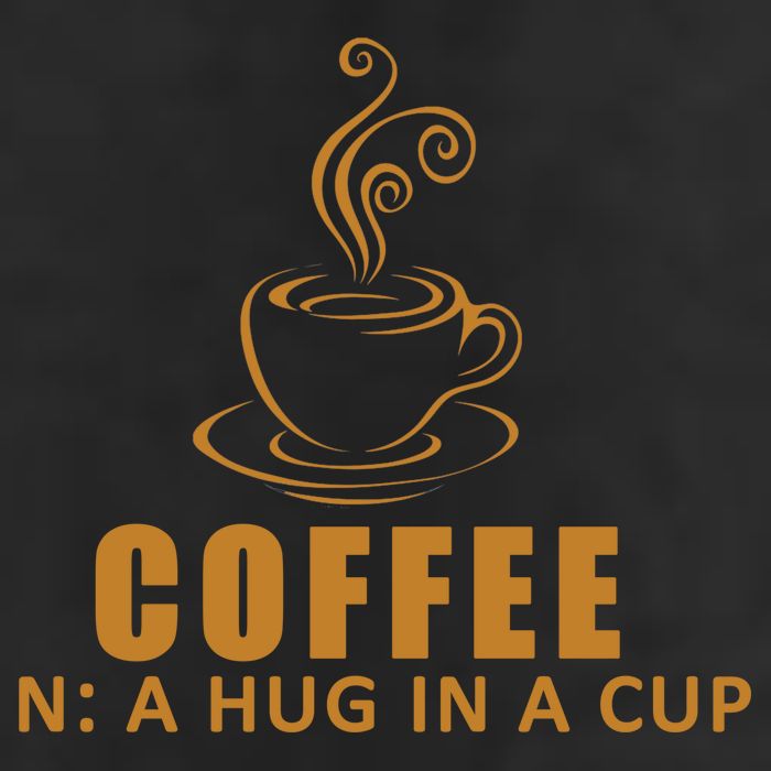 Coffee Hug In A Cup Funny Golf Towel