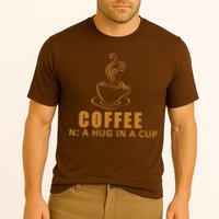 Coffee Hug In A Cup Funny Performance Shirt