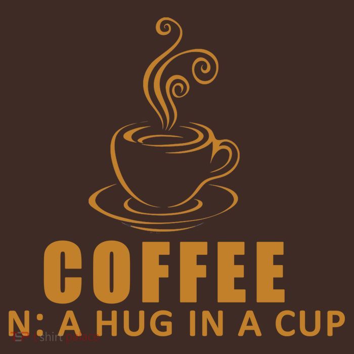 Coffee Hug In A Cup Funny Performance Shirt
