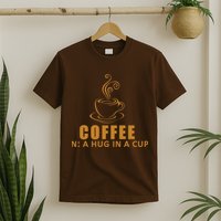 Coffee Hug In A Cup Funny T-Shirt