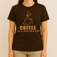 Coffee Hug In A Cup Funny T-Shirt