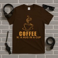 Coffee Hug In A Cup Funny T-Shirt