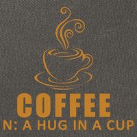 Coffee Hug In A Cup Funny Cotton Canvas Backpack