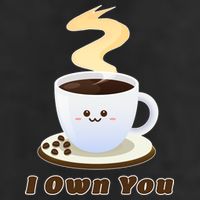 Coffee I Own You 7 Panel Mesh Trucker Snapback Hat
