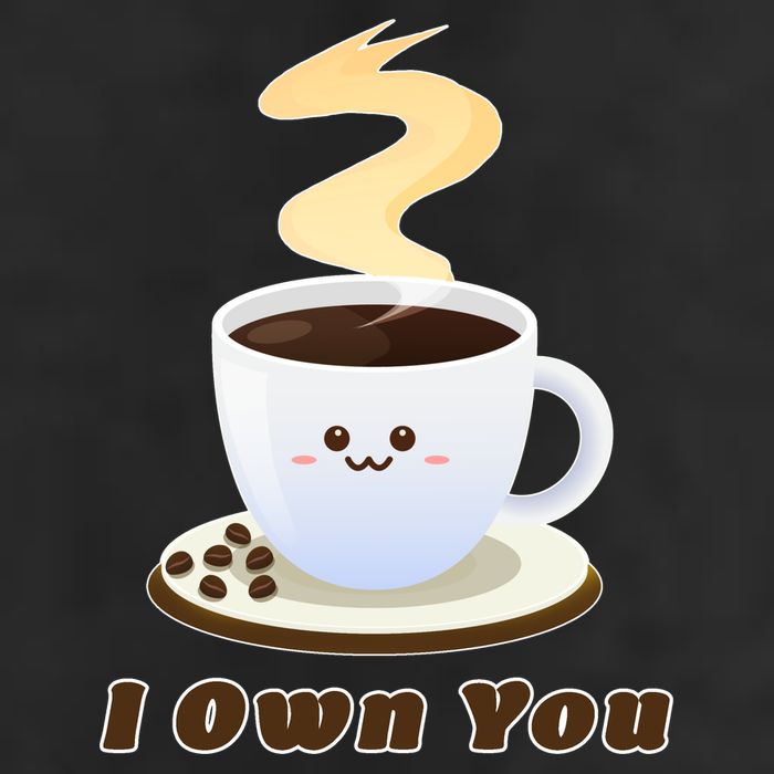 Coffee I Own You 7 Panel Mesh Trucker Snapback Hat