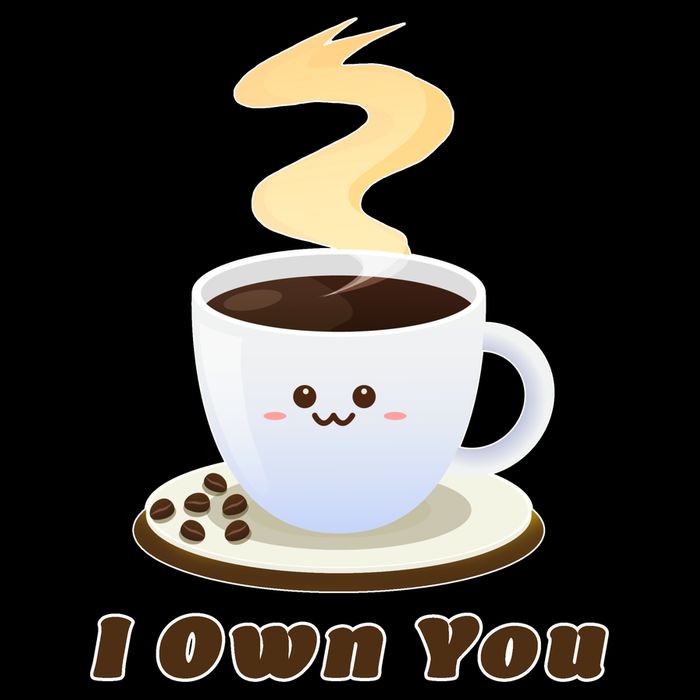 Coffee I Own You Cropped Pullover Crew