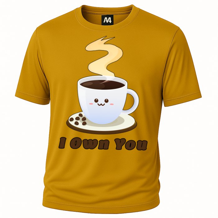 Coffee I Own You Cooling Performance Crew T-Shirt