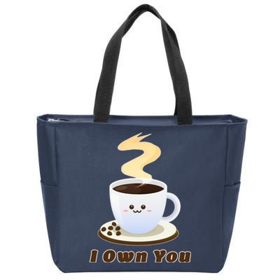 Coffee I Own You Zip Tote Bag