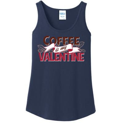 Coffee Is My Valentine Ladies Essential Tank