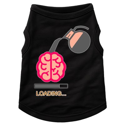 Coffee Loading Brain Doggie Tank
