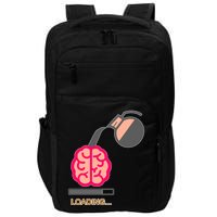 Coffee Loading Brain Impact Tech Backpack