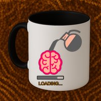 Coffee Loading Brain Mug