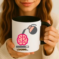 Coffee Loading Brain Mug