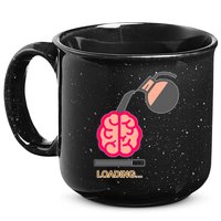 Coffee Loading Brain 15oz Campfire Ceramic Mug