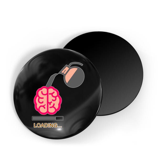 Coffee Loading Brain Magnet