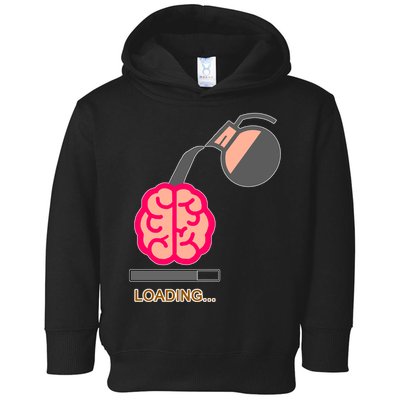 Coffee Loading Brain Toddler Hoodie