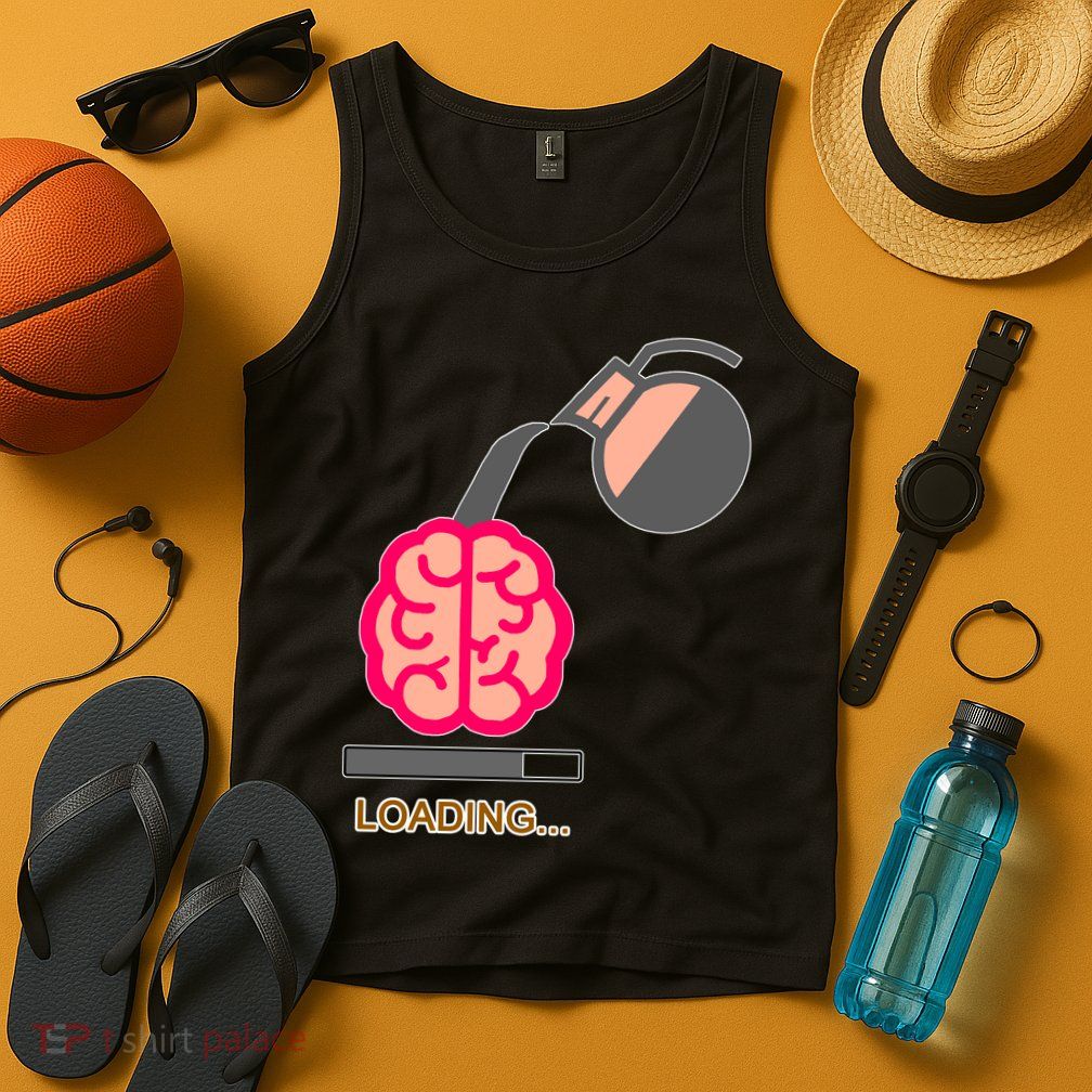 Coffee Loading Brain Tank Top
