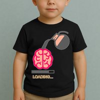 Coffee Loading Brain Toddler T-Shirt