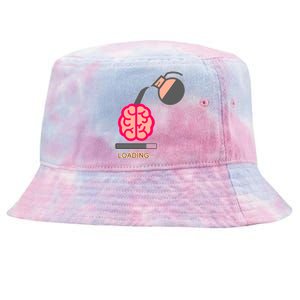 Coffee Loading Brain Tie-Dyed Bucket Hat