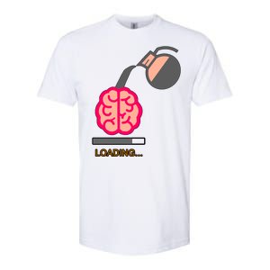 Coffee Loading Brain Softstyle® CVC T-Shirt