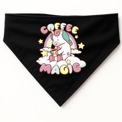 Coffee Magic Unicorn USA-Made Doggie Bandana