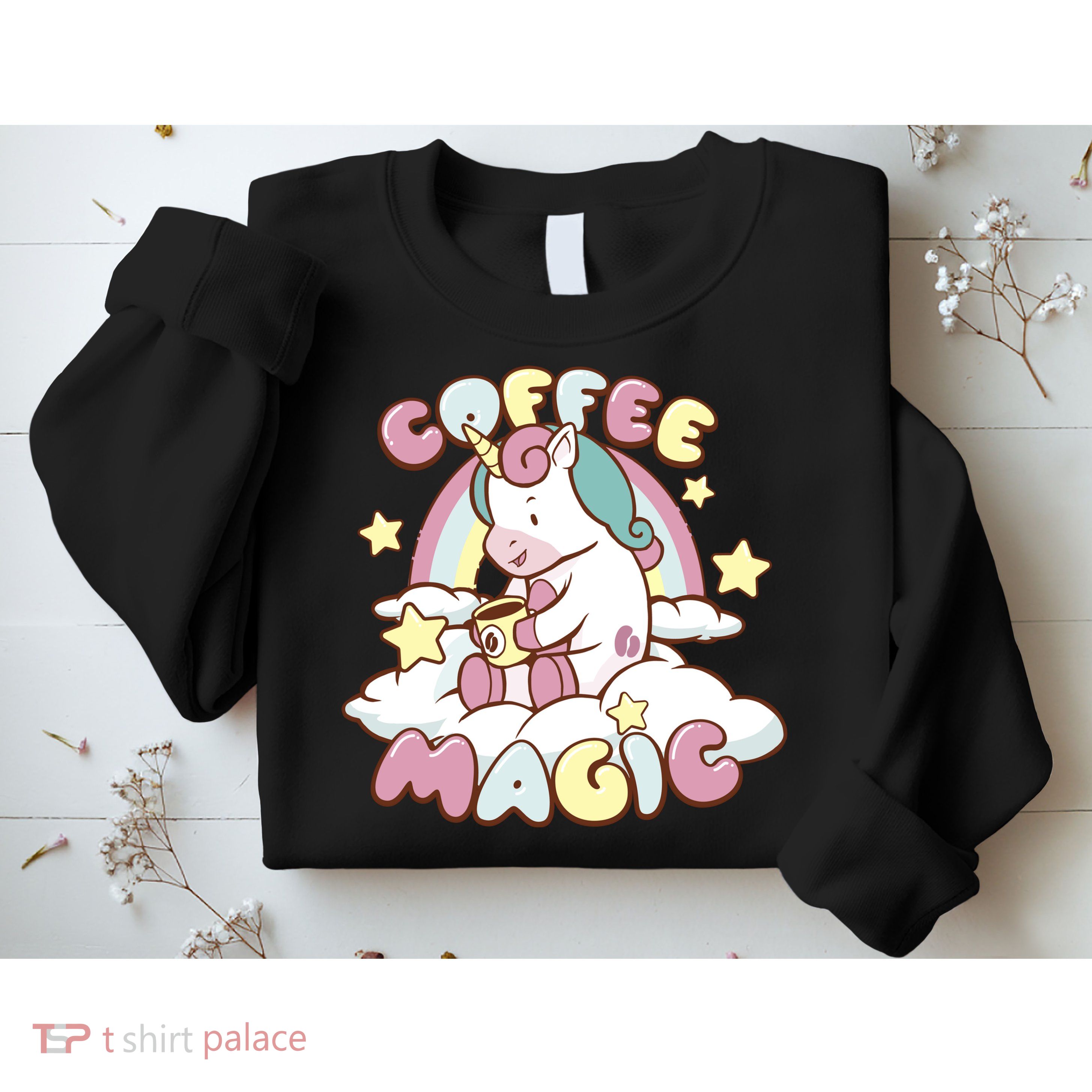 Coffee Magic Unicorn Sweatshirt