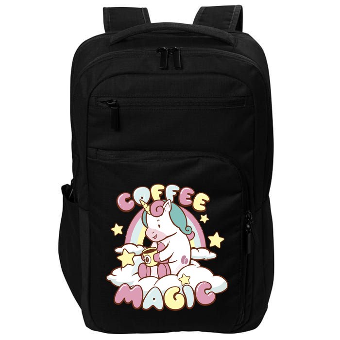 Coffee Magic Unicorn Impact Tech Backpack