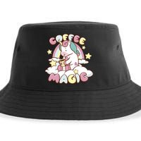 Coffee Magic Unicorn Sustainable Bucket Hat
