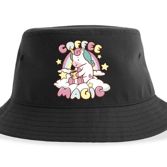 Coffee Magic Unicorn Sustainable Bucket Hat