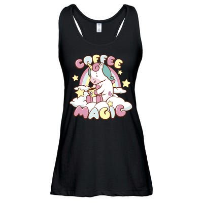Coffee Magic Unicorn Ladies Essential Flowy Tank