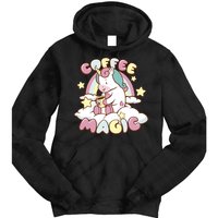 Coffee Magic Unicorn Tie Dye Hoodie
