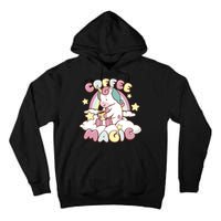 Coffee Magic Unicorn Tall Hoodie
